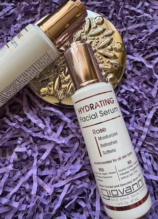 Роскошная увлажняющая и питательная сыворотка для лица giovanni hydrating facial serum, 47 ml