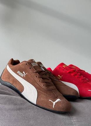 Жіночі кросівки puma speedcat brown