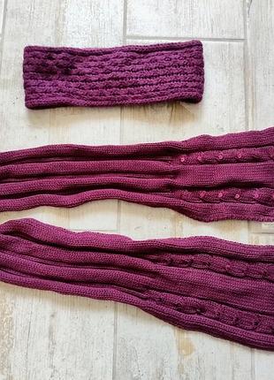 Комплект шарф+