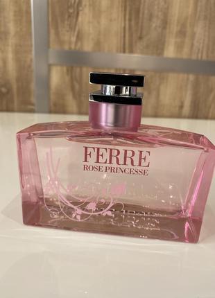 Gianfranco ferre ferre rose princesse туалетна вода без коробки 100 мл, оригінал