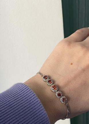 Серебряный женский браслет
