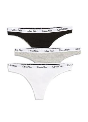 Женские трусики-бикини travel calvin klein, набор из трёх штук