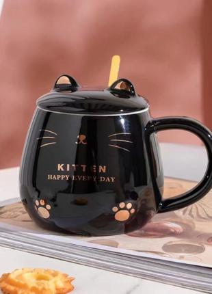 Подарочный набор love kitty (черный)