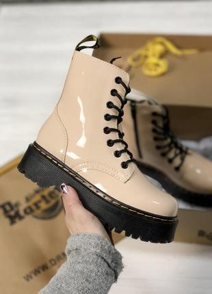 Ботинки dr. martens jadon patent черевики