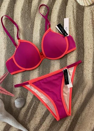 Яркий малиновый купальник victoria’s secret оригинал