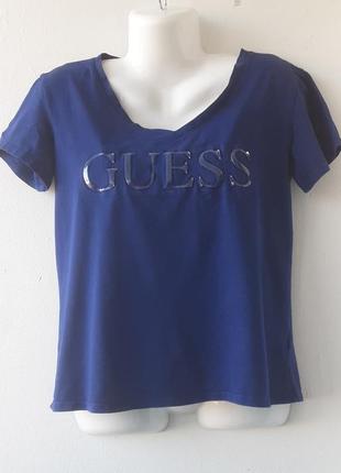 Футболка guess los angeles s 44-46 100% хлопковая силиконовыми буквами.