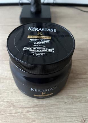 Восстанавливающая маска для волос и кожи головы kerastase chronology mask intense regenerant