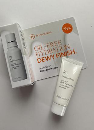 Миниатюра увлажняющего крема со скваланом и керамидами dr. dennis gross alpha beta® day moisturizer
