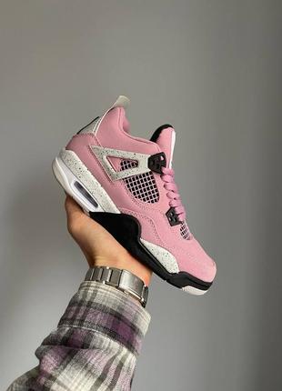 Кроссовки nike air jordan 4 retro orchid