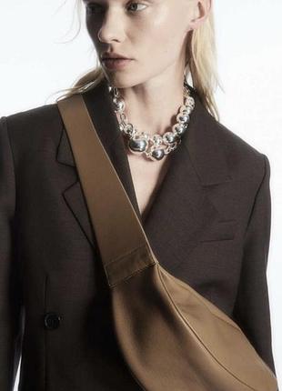 Кожаная сумка/бананка cos 💝