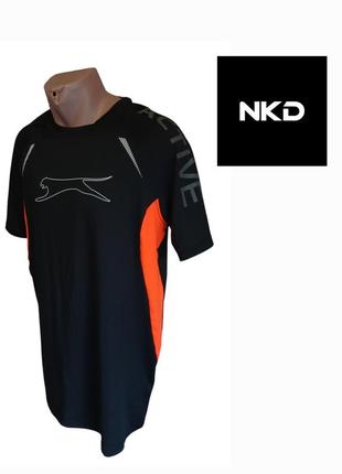 Мужская функциональная футболка nkd | slazenger реглан active оригинальная