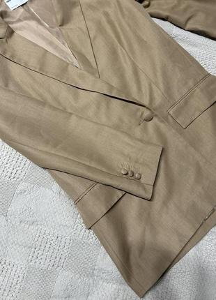 Бежевый пиджак asos4 фото