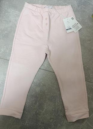Розовые штанишки на девочку двунитка от ovs