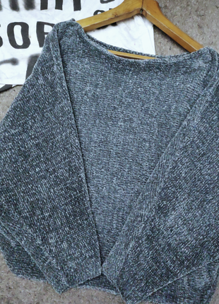 Свитер велюровый летучая мышь