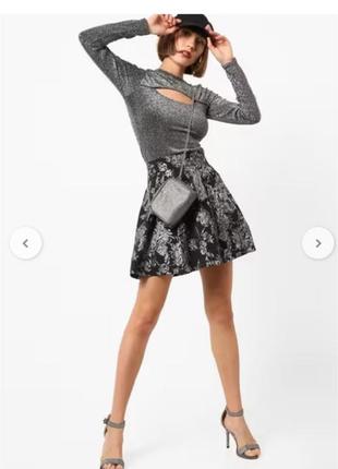 Спідниця тюльпан квітковий принт