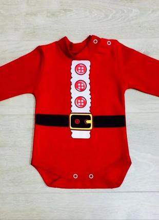 Новогодний боди бодик санта