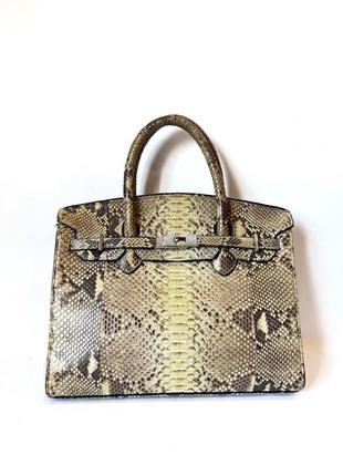 Сумка з натуральної шкіри пітона