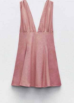 Нова рожева сукня zara