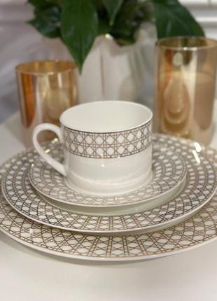 Набор чашка тарелка