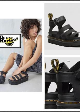 Dr. martens оригінальні шкіряні сандалі босоніжки жіночі натуральна шкіра 39р. оригінал