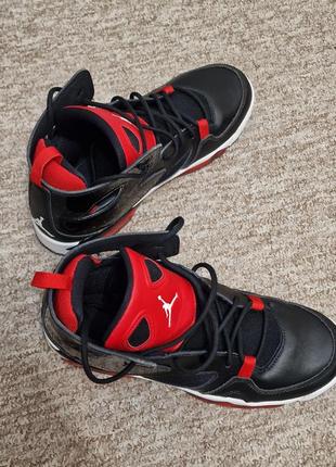 Подростковые кроссовки jordan flight club '91 black/university red/white dm1685-006