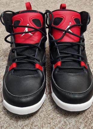 Підліткові кросівки jordan flight club '91 black/university red/white dm1685-006