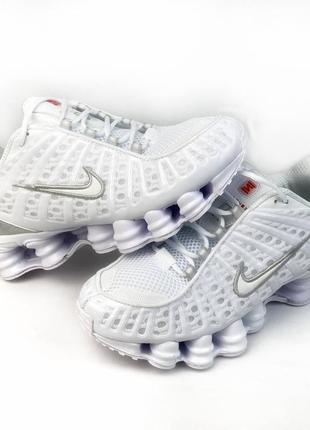 Nike shox tl triple total white 2