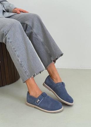 Лоферы barefoot на липучке