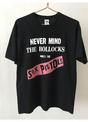 Футболка мерч sex pistols - never mind the bollocks