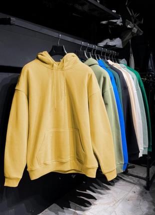 Теплий худі на флісі графіт.