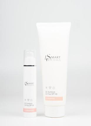 Антиоксидантний ультразахисний крем oil-free spf-80 smart4derma