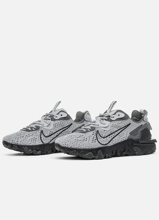 Мужские кроссовки nike react vision grey