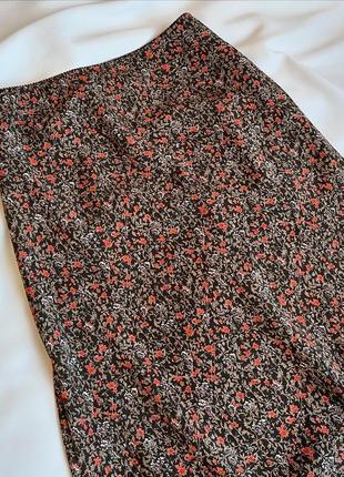 Квіткова макси спідниця