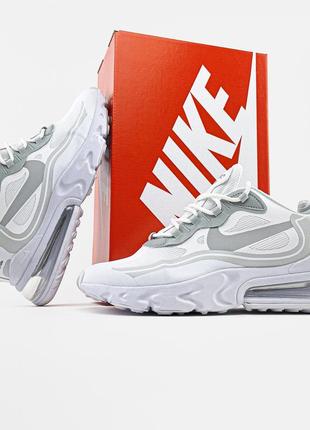 Мужские кроссовки nike air max 270 react "white"