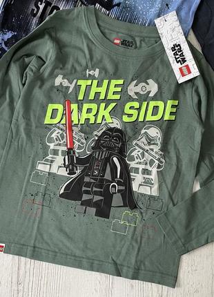 Реглан lego star wars на 7-8 р. (122-128см) зеленый