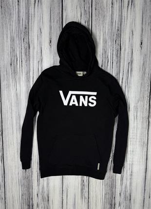 Vans худи кофта оригинал черная толстовка 174 см