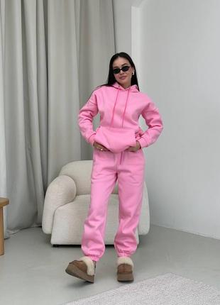 Спортивный костюм женский теплый на флисе