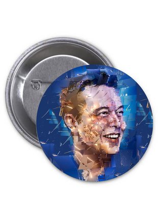 Значок elon musk илон маск #01