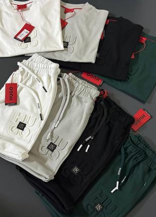 Футболка + шорты hugo boss мужская