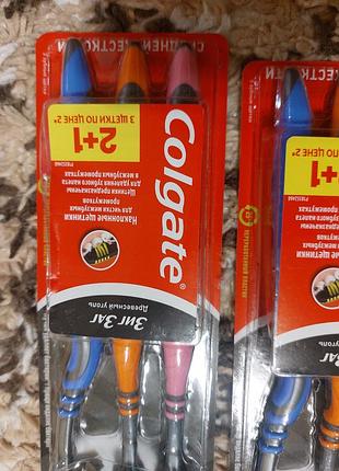 Набор зубных щеток colgate zig zag 3 штуки4 фото