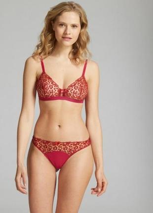 Комплект белья simone perele felicie ягодного цвета 💋