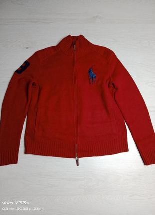 Крутой яркий свитер polo ralph lauren