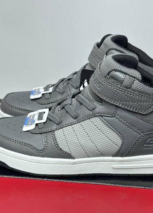 Дитячі хайтопи черевики skechers smooth street 13 usa -31-32 р демісезонні хлопчику