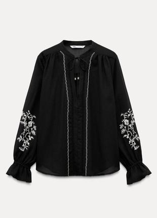 Сорочка вишиванка zara xs s m