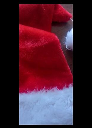 Шапка новогодняя пушистая.3 фото