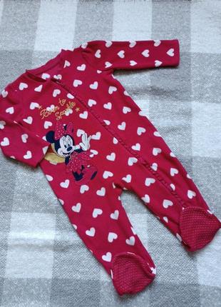 Лесной человечек слип minnie mouse 12-18 месяцев