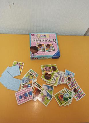 Игра мемо врач плюшевая ravensburger doc mcstuffins mini memory 5