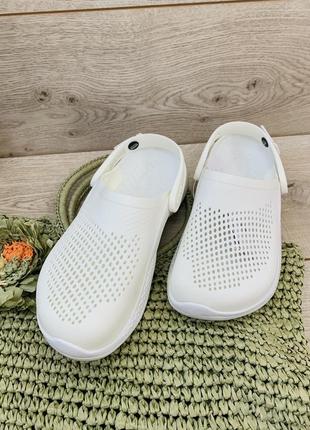 Стильные кроксы crocs literide clog 206708-1cv