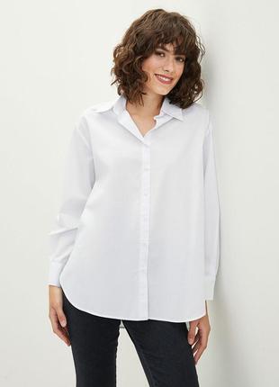 Базовая белая рубашка lc waikiki рубашка хлопковая xs
