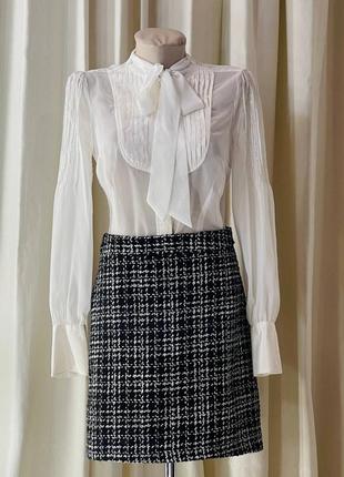 Шикарная мини юбка букле